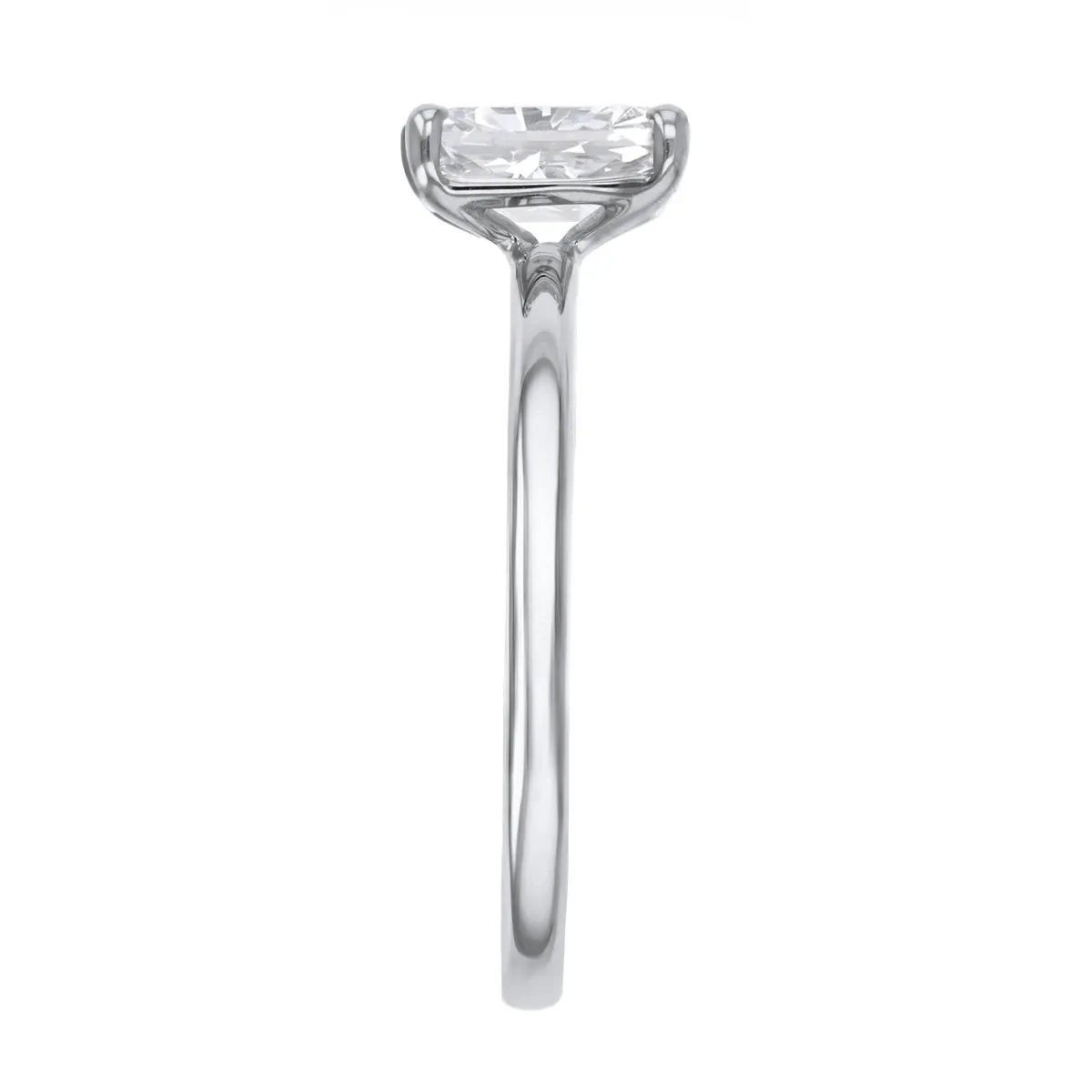 1-50ct Sofia Radiant Cut Diamond Solitaire Engagement Ring | 18ct White Gold