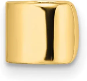 10k Solid Yellow Gold Polished Single Ear Cuff 7.8x5.75mm Wide-Ear-Cuff for Women