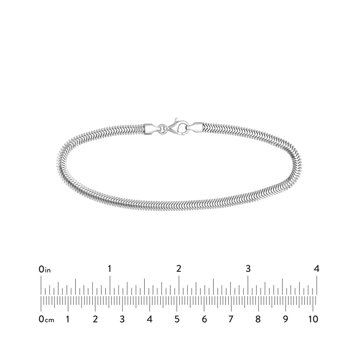 10mm Flat Oval Snake Chain
