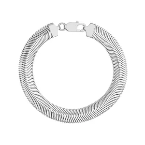 10mm Flat Oval Snake Chain