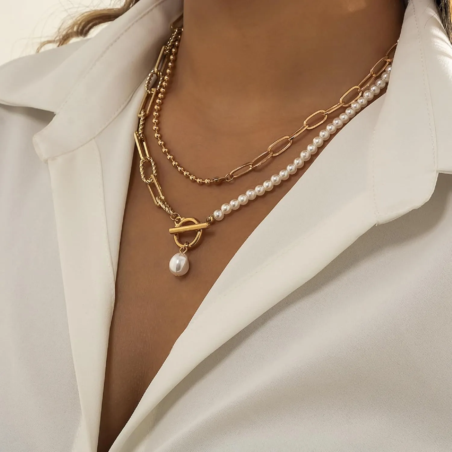 14K Real Gold Plated Dainty Cross Pendant Choker Necklace for Women  Simple & Trendy Faith Jewelry, Minimalist Religious Gift