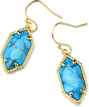18K Gold Plated Crystal Drop Earrings Luxurious Earrings for Women Fashion Jewelry  Lovely Fashion Earrings for Women Gifts