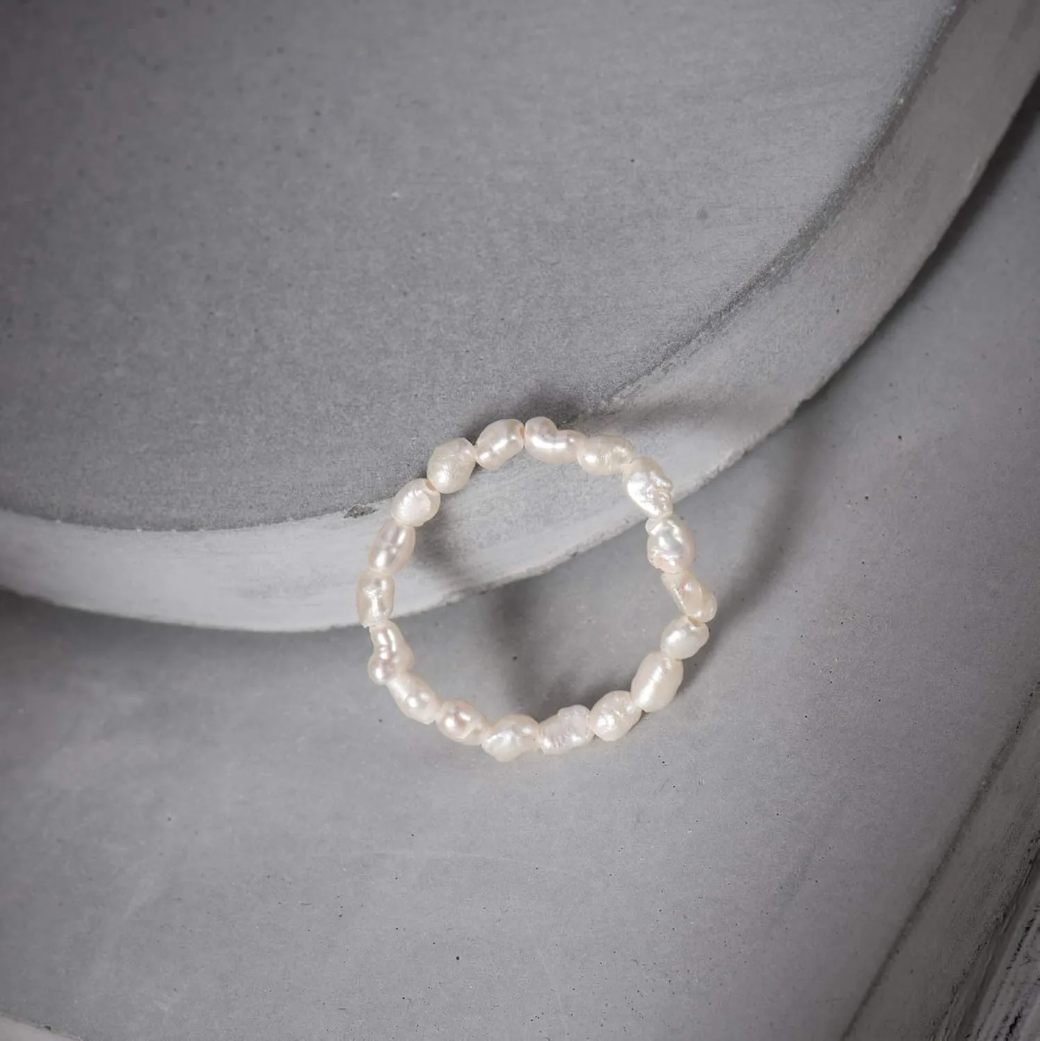 18K Gold Plated Freshwater Cultured Pearl Ring Gold Knuckle Rings Two Pearls Open Midi Ring Open Cuff Wrap Band