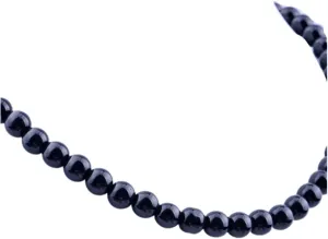 1920s Imitation Pearl Necklace Baroque Strands Short Dainty Choker Colorful Round Pearl Choker for Women Jewelry Gifts-black