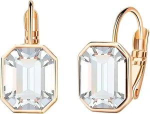 4.40Ct Octagon Cut Diamond Stud Earrings 14K Rose Gold Plated 925 Sterling Silver Best Gift For Valentine