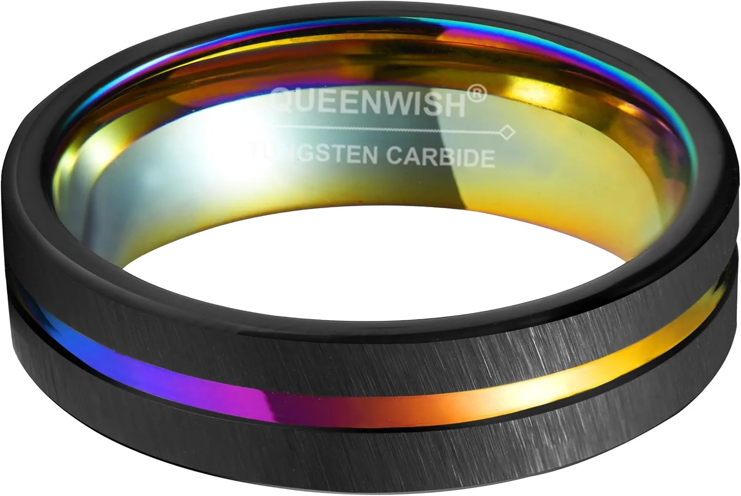 8mm Matching His & Her Tungsten Carbide Rings - Anniversary/Engagement Gift with Free Luxury Jewelry Box