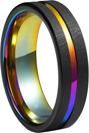 8mm Matching His & Her Tungsten Carbide Rings - Anniversary/Engagement Gift with Free Luxury Jewelry Box