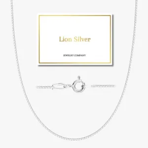 925 Sterling Silver & Gold over Sterling silver 0.6mm Italian Box Chain Strong Necklace for Women Available in 7 Lenghts