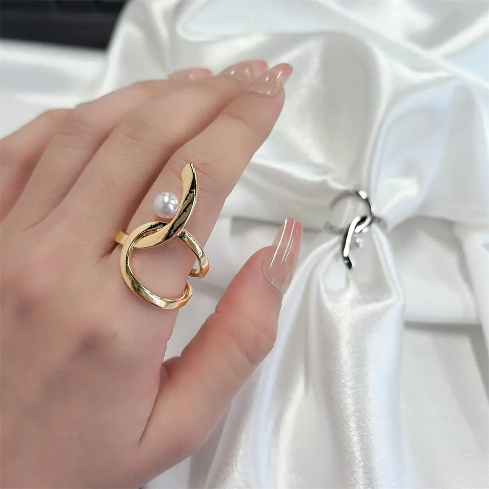 Abstract Snake Silk Scarf Ring Brooch for Women Crescent Moon Ball Shawl Scarves Buckle Wrap Clasp Clip Rings Brooches Fashion Dress Accessories Jewelry