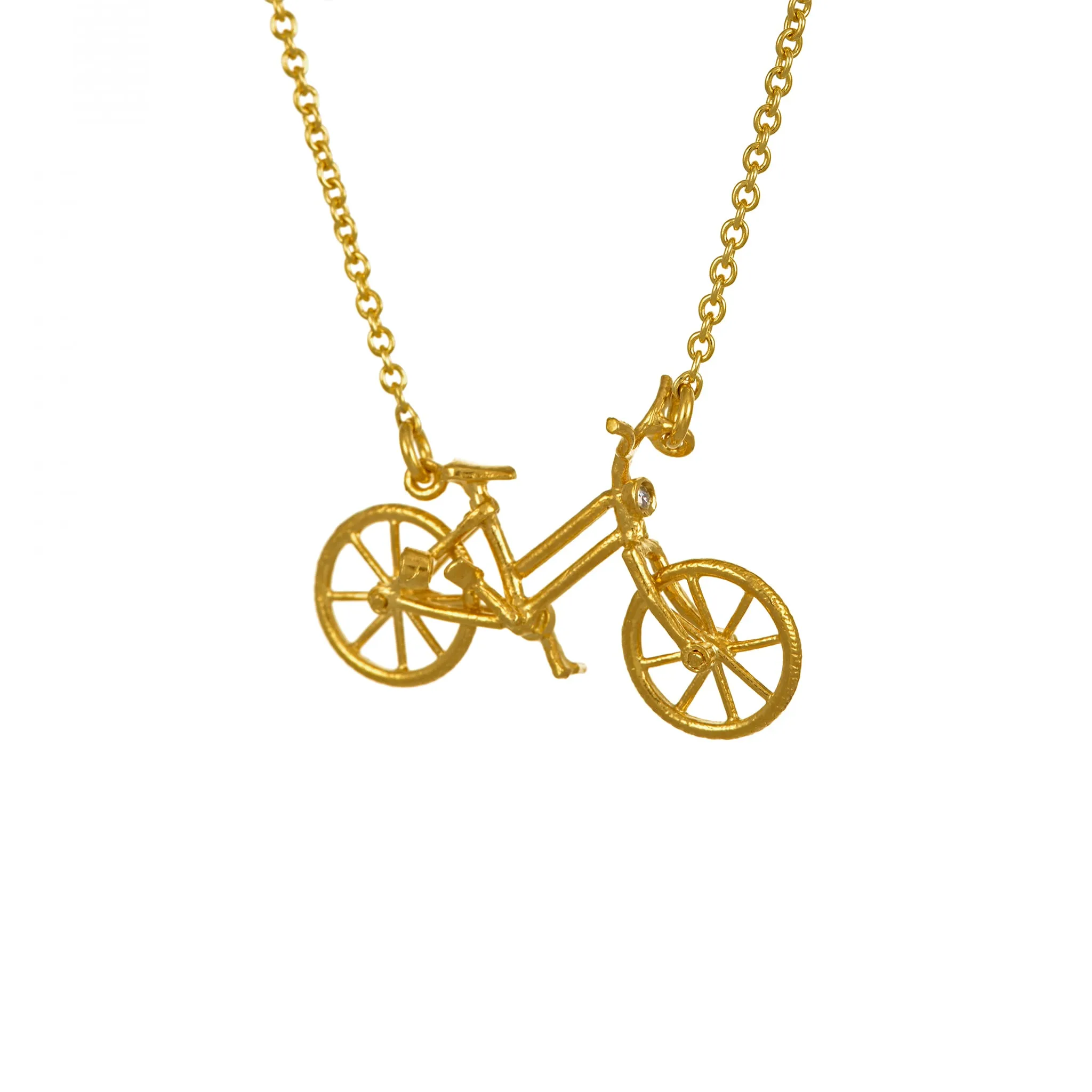 Alex Monroe Bicycle Necklace DBN10-GP