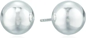 Amazon Essentials Plated Sterling Silver Polished Ball Stud Earrings , (previously Amazon Collection)