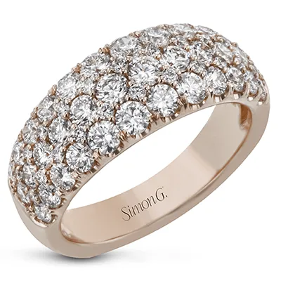 Anniversary Ring In 18k Gold With Diamonds