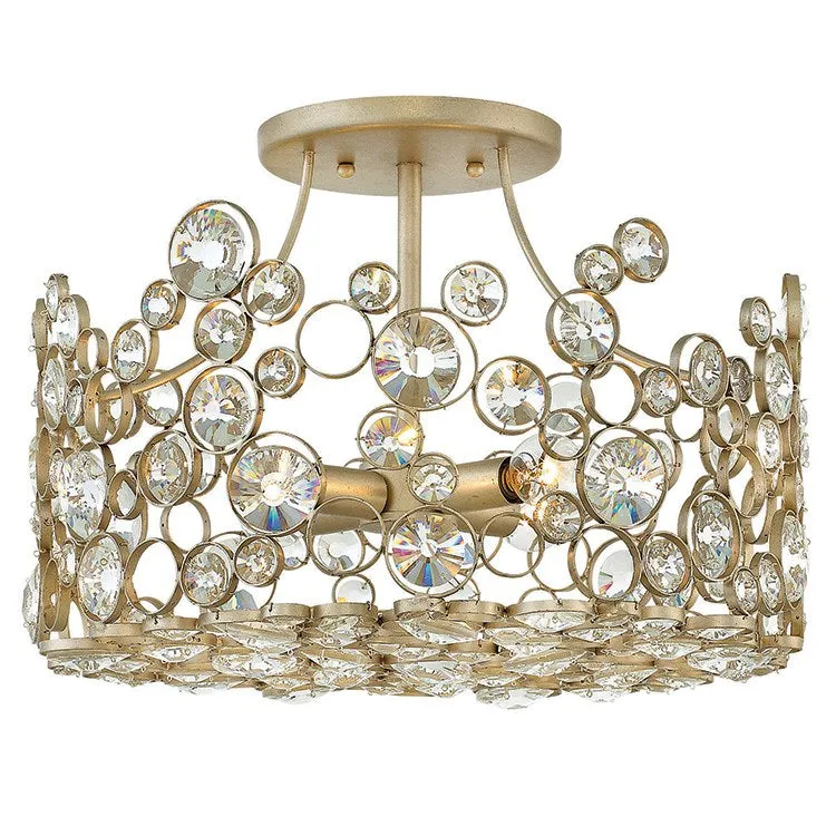 Anya Four-Light Semi-Flush Mount Ceiling Light