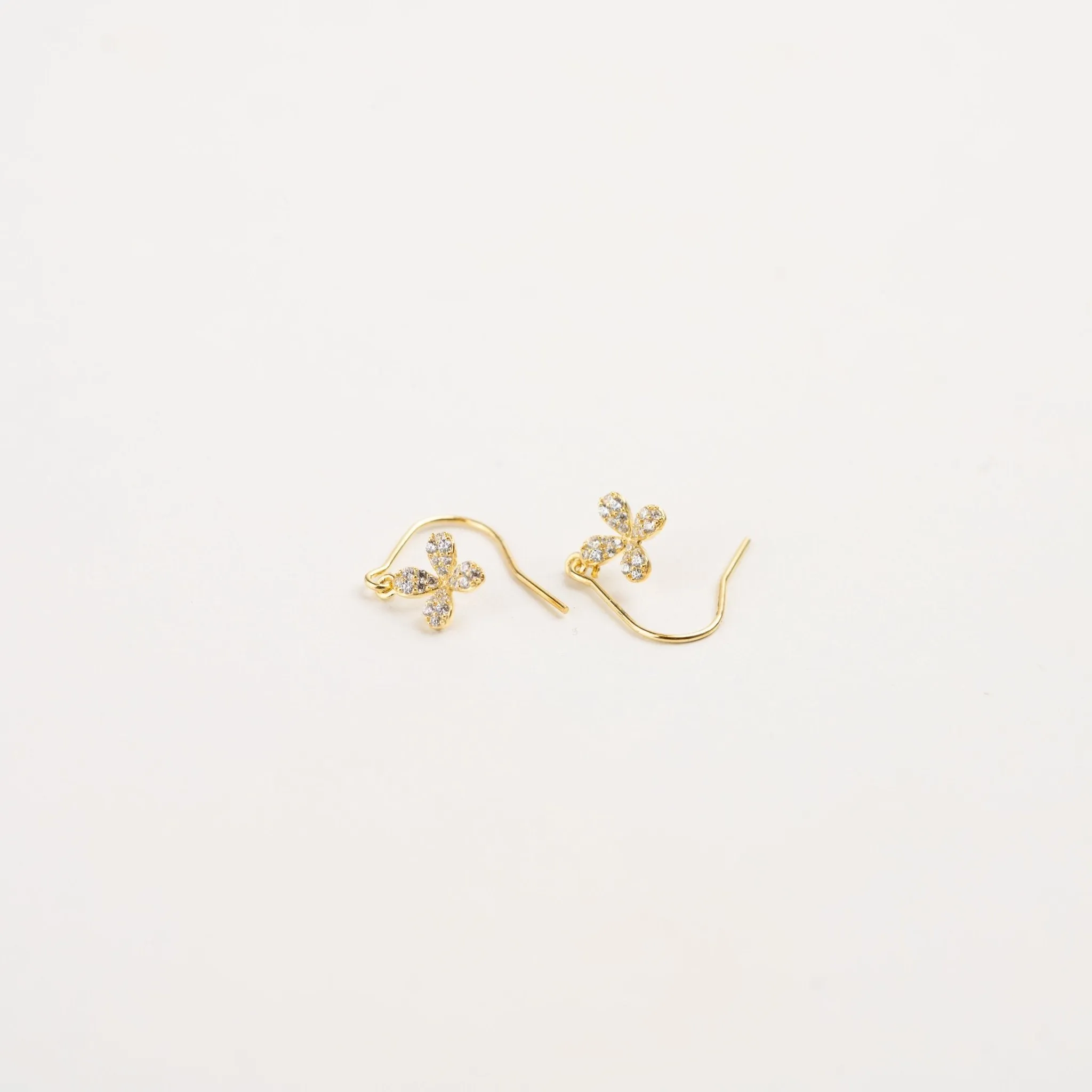 Archfourteen Glistening Blossom Earrings 925 Sterling Silver