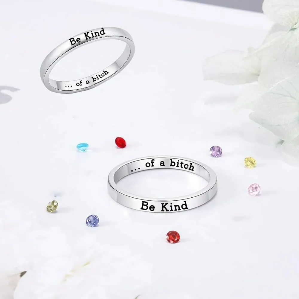 Be Kind...of A Bitch Ring Jewelry Rings for Women Be Kind Gift