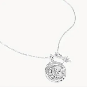 Believe Large Necklace | Silver
