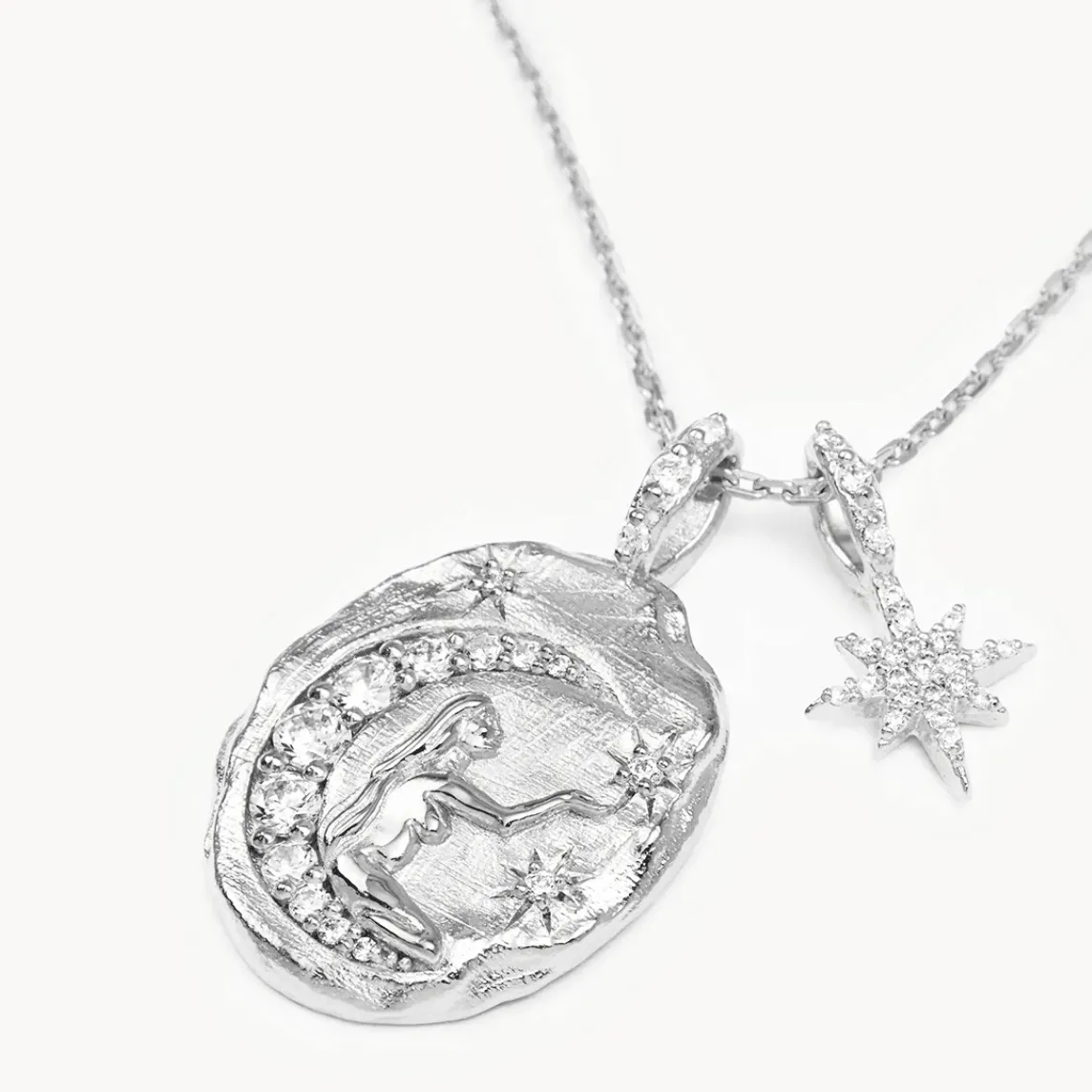 Believe Large Necklace | Silver