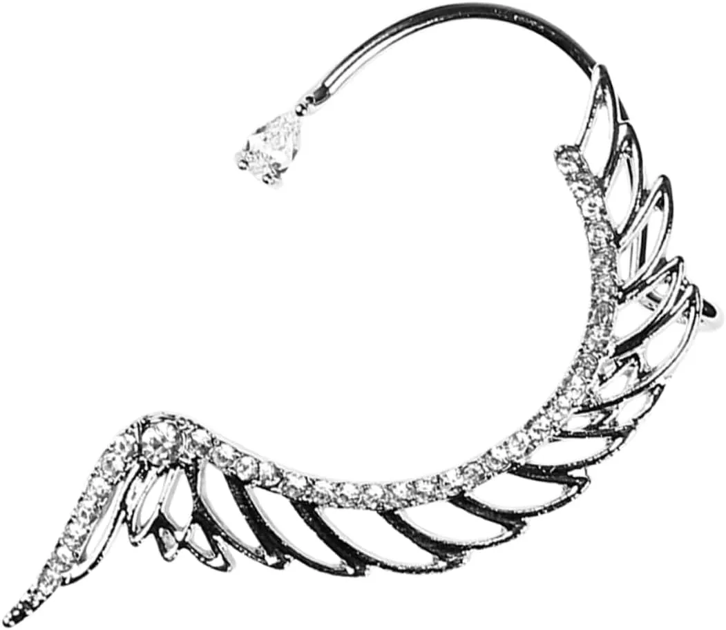 BESPORTBLE Graceful and Earrings Ear Cuff Wrap Non-piercing Ear Ornament for Women of Ages