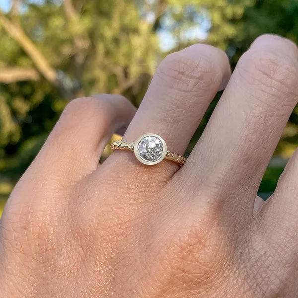 Bezel Engagement Ring, Circular Brilliant 0.74ct - Heirloom by Doyle & Doyle