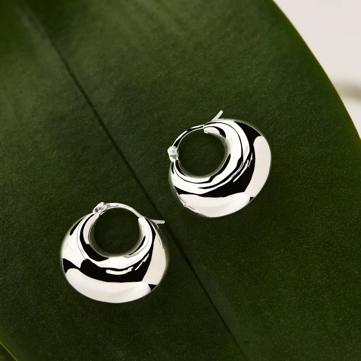 Billow Hoop Earring