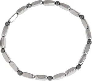 Black Hematite Beaded Stretch Braided Bracelet for Man Woman, Goth Handmade Bead Religious Punk Bracelets Accessories Fashion Jewelry Fathers Gift
