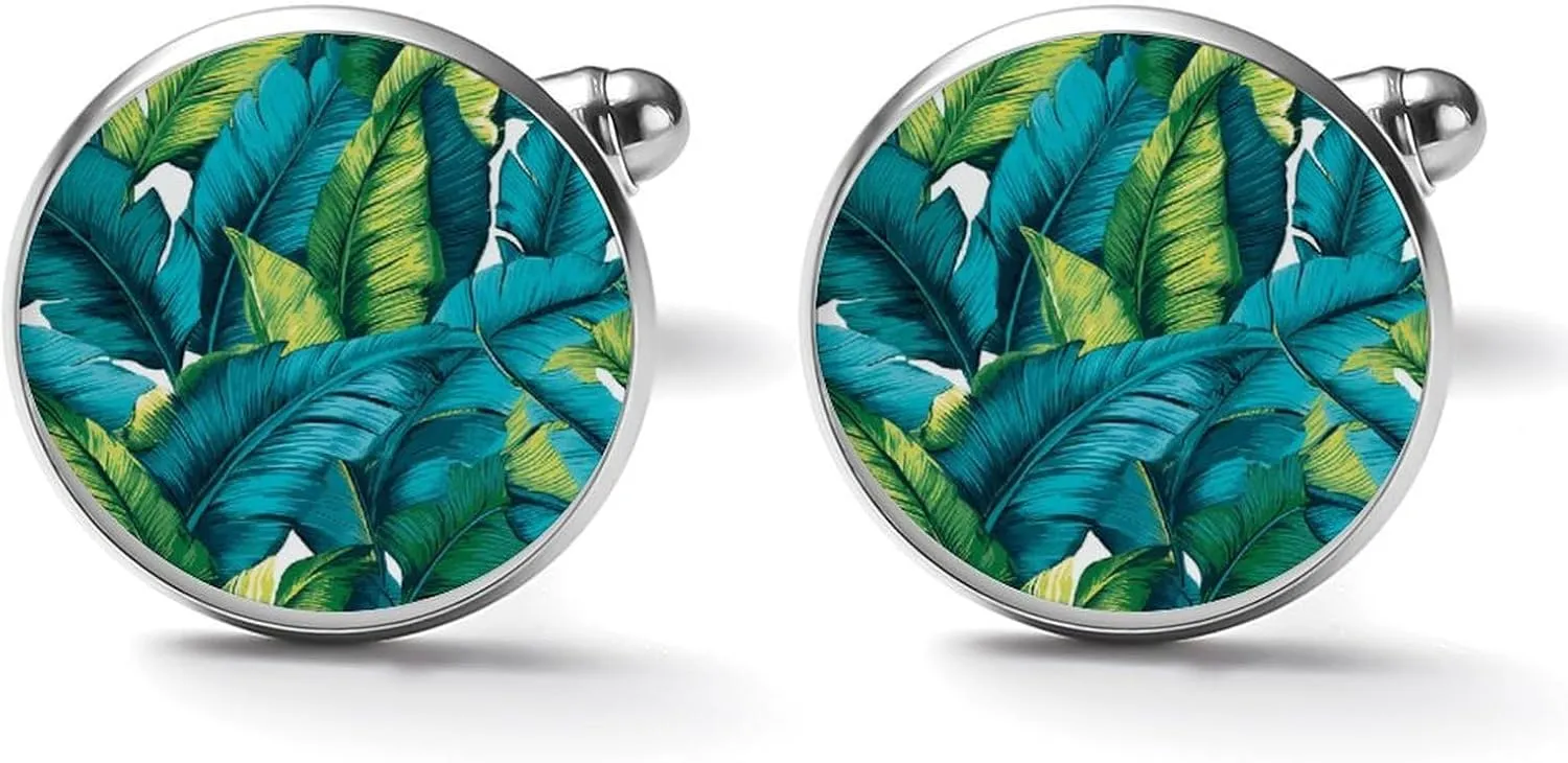 Blue Chinoiserie Bird Cuff Links Mens Asian Chinese Japanese Shirt Mens Cufflinks Chinese Style Cufflinks For Men Luxury Tuxedo Shirt Cuff Links Set Men's Jewelry