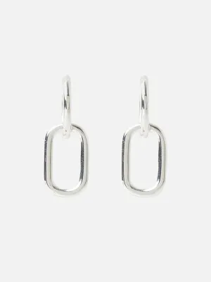 Boaz Earrings - Silver