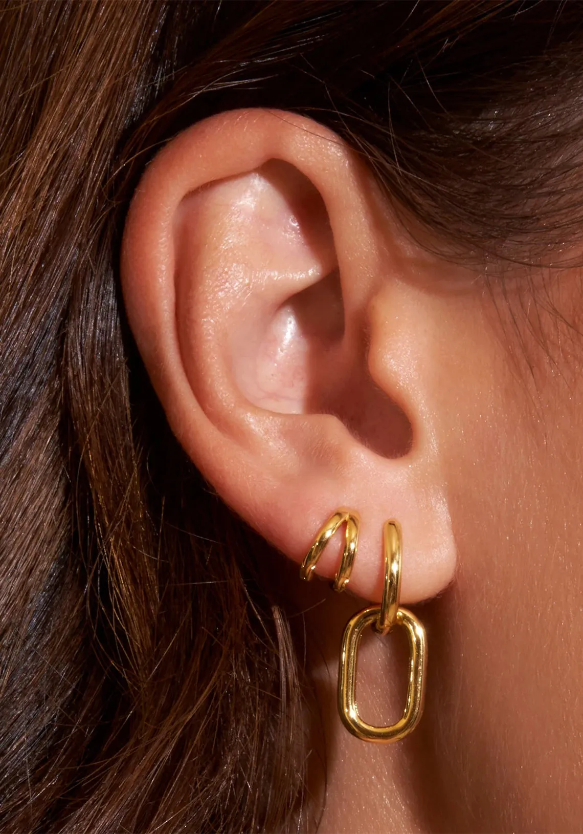 BOAZ GOLD EARRINGS