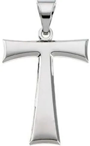 Bonyak Jewelry Sterling Silver Tau Cross Pendant Ethereal