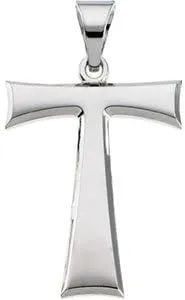Bonyak Jewelry Sterling Silver Tau Cross Pendant Ethereal