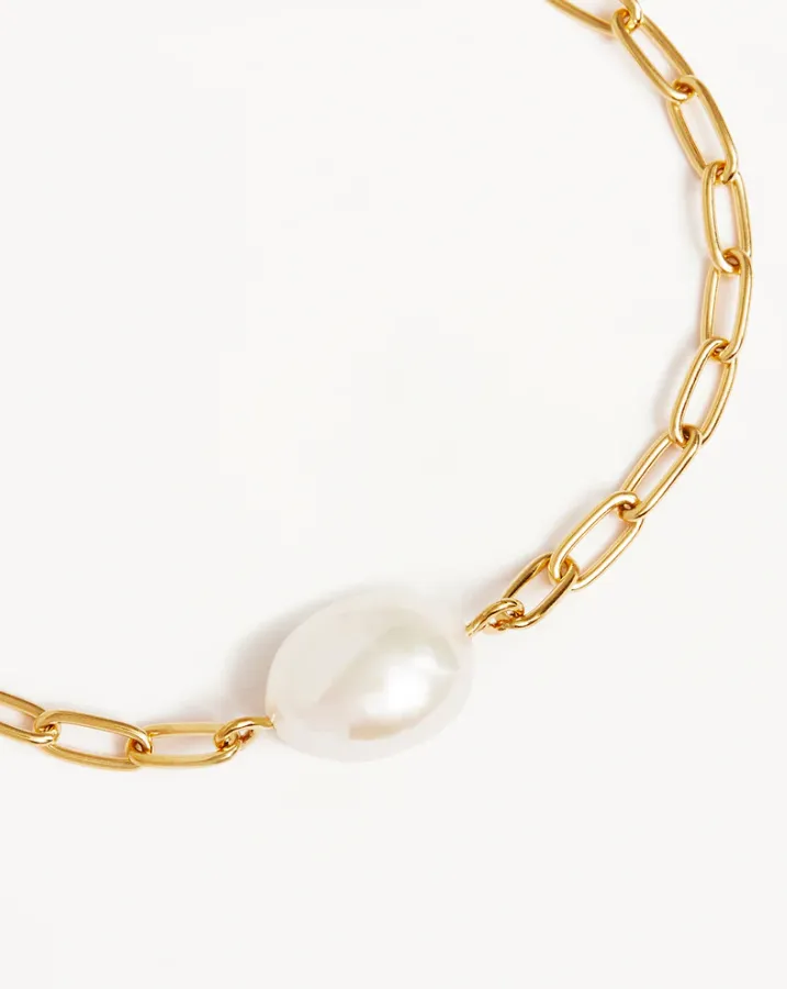 Breathe Pearl Bracelet Gold