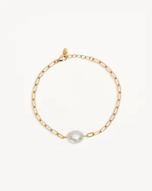 Breathe Pearl Bracelet Gold