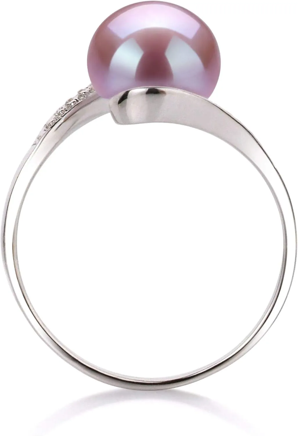 Chantel Lavender 9-10mm AA Quality Freshwater 925 Sterling Silver Cultured Pearl Ring For Women