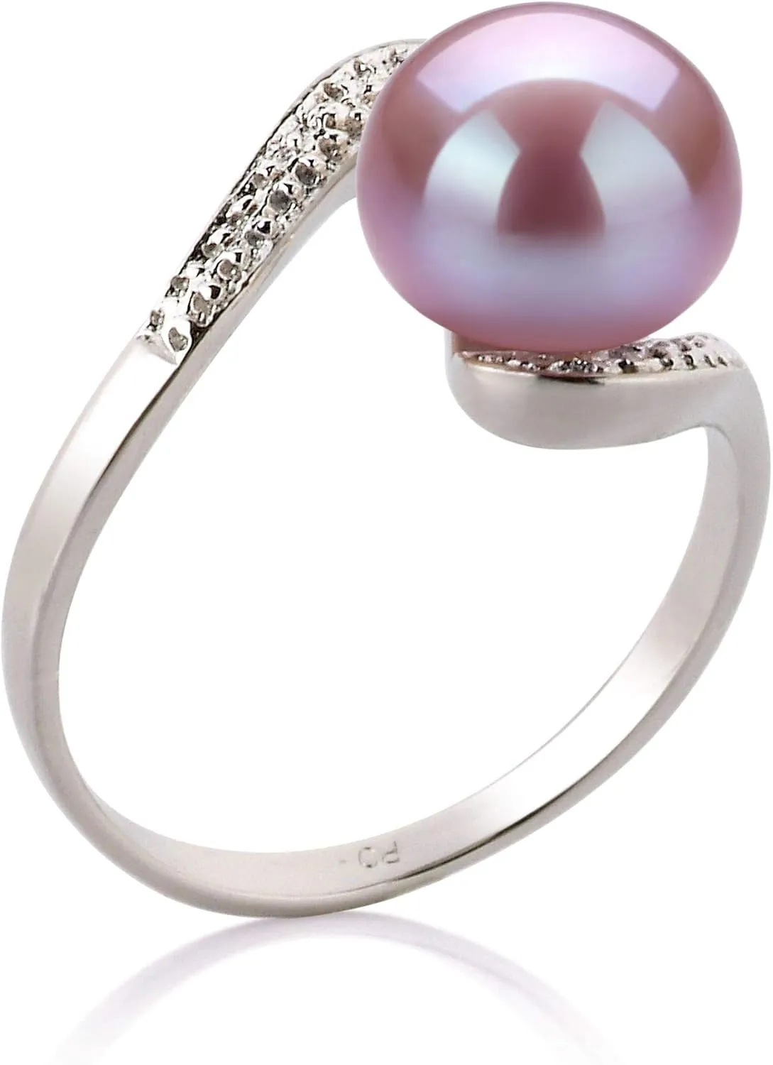 Chantel Lavender 9-10mm AA Quality Freshwater 925 Sterling Silver Cultured Pearl Ring For Women