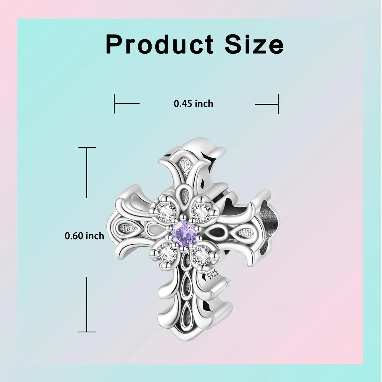 Charms for Bracelets & Necklace 925 Sterling Silver Charms Elephant Happy Birthday Charm Fit for Valentine's Day Mother's Day Jewelry Gift for Women