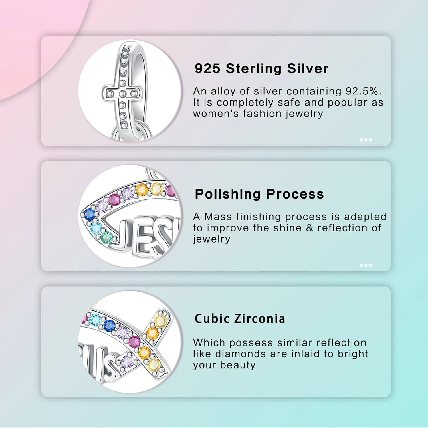 Charms for Bracelets & Necklace 925 Sterling Silver Charms Elephant Happy Birthday Charm Fit for Valentine's Day Mother's Day Jewelry Gift for Women