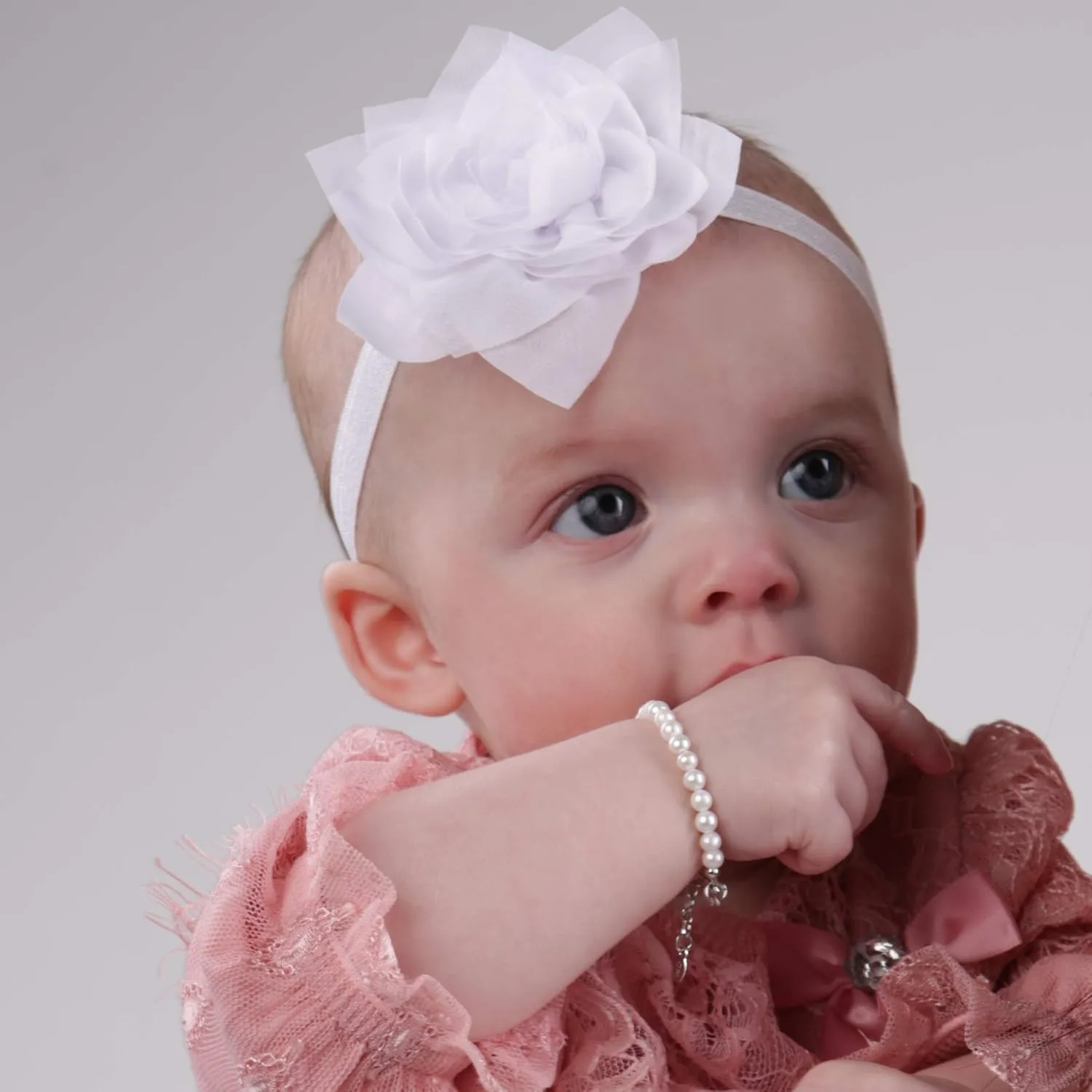 Children's or Baby Sterling Silver Cultured Pearl Bracelet and/or Necklace