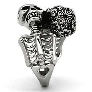 CJG1191 Wholesale Day of the Dead High Polished Stainless Steel Fashion Ring