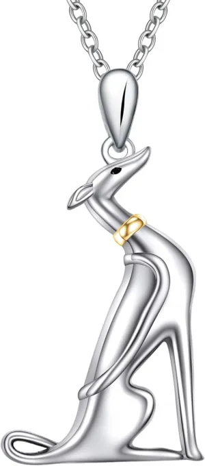 Corgi/Dachshund/Yorkie Necklace 925 Sterling Silver Gifts for Corgi Lovers Gifts for Women Cute Dog Necklace Jewelry
