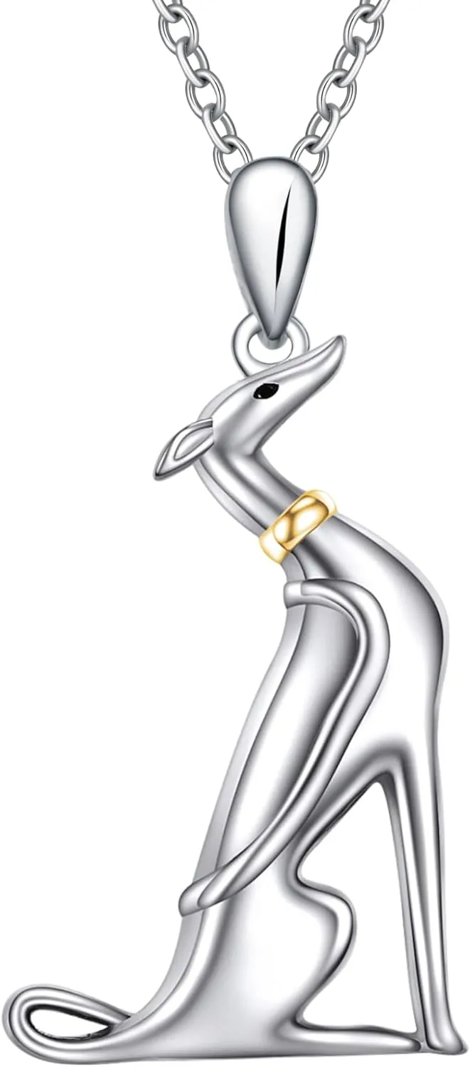 Corgi/Dachshund/Yorkie Necklace 925 Sterling Silver Gifts for Corgi Lovers Gifts for Women Cute Dog Necklace Jewelry