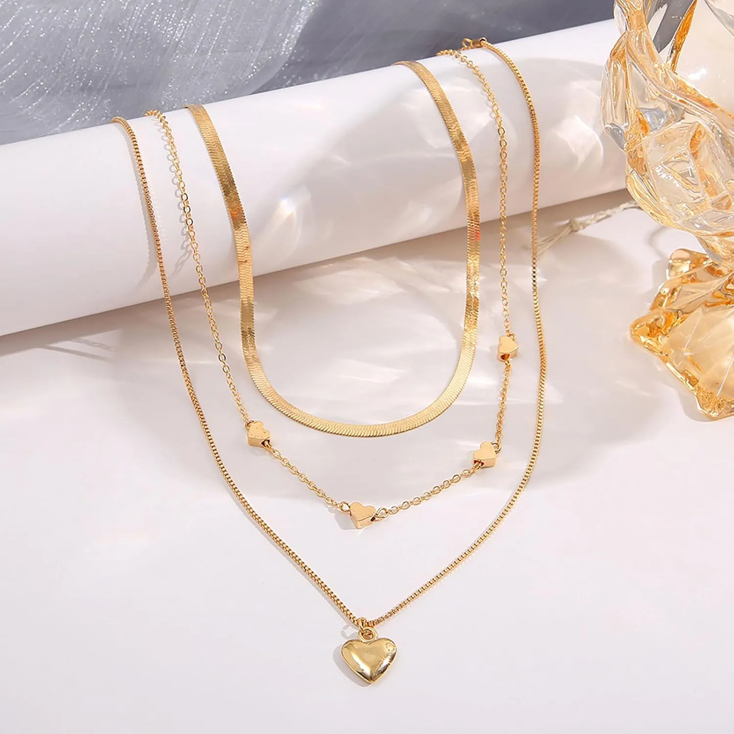 Cross Necklace for Women Men Baptism Gifts Gold Silver Cross Necklaces Trendy Dainty Gold Necklace Rhinestone Cross Pendant Necklace Layered Cross Necklacs Christian Gifts Simple Trendy Jewelry Gift