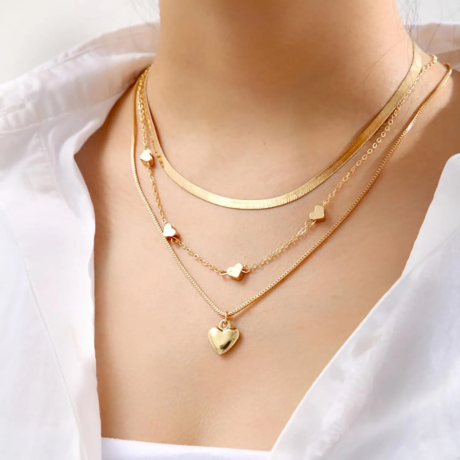 Cross Necklace for Women Men Baptism Gifts Gold Silver Cross Necklaces Trendy Dainty Gold Necklace Rhinestone Cross Pendant Necklace Layered Cross Necklacs Christian Gifts Simple Trendy Jewelry Gift
