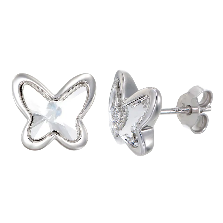 Crystal Glowing Butterfly Earrings
