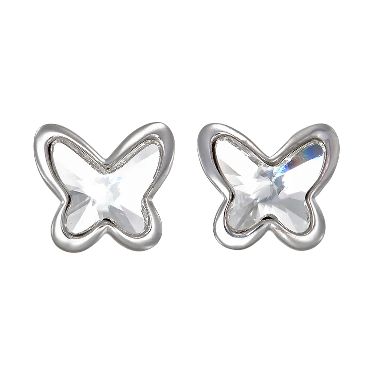 Crystal Glowing Butterfly Earrings