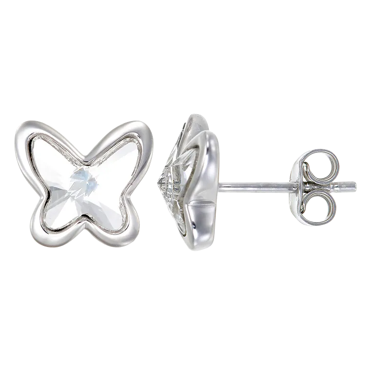 Crystal Glowing Butterfly Earrings