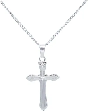 Crystal Jesus Cross Pendant Necklace Jewelry For Men/Women Fashion Female Pendants Gold Black Color, As Pic