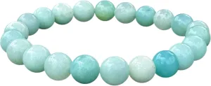 Crystal Stretch Stone Bracelet Real Crystal Gemstone 8mm Bracelet For Women Men Beaded Healing Natural Semi Precious Stone Bracelets for yoga Meditation Protection Bracelets Chakra