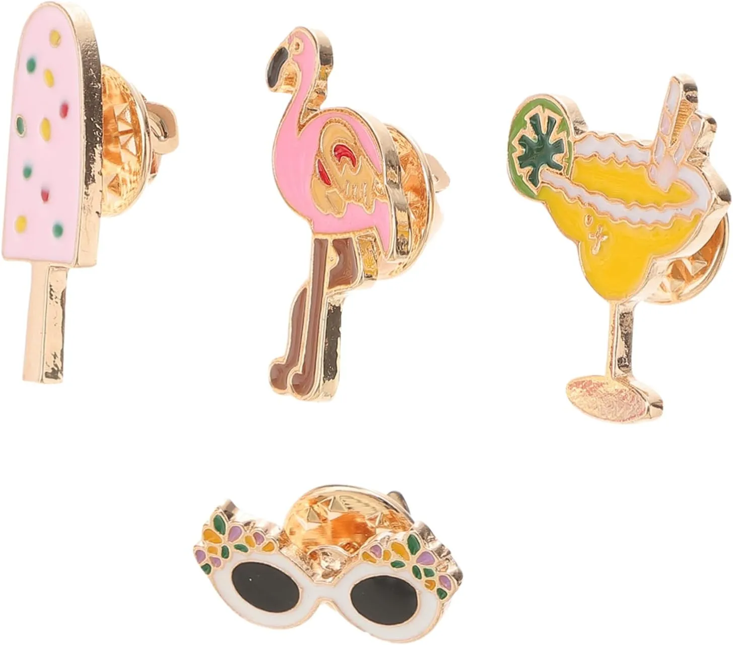 Cute Flamingo Brooch Pin Lapel Brooch Accessory for Women Girls Prom Wedding Party