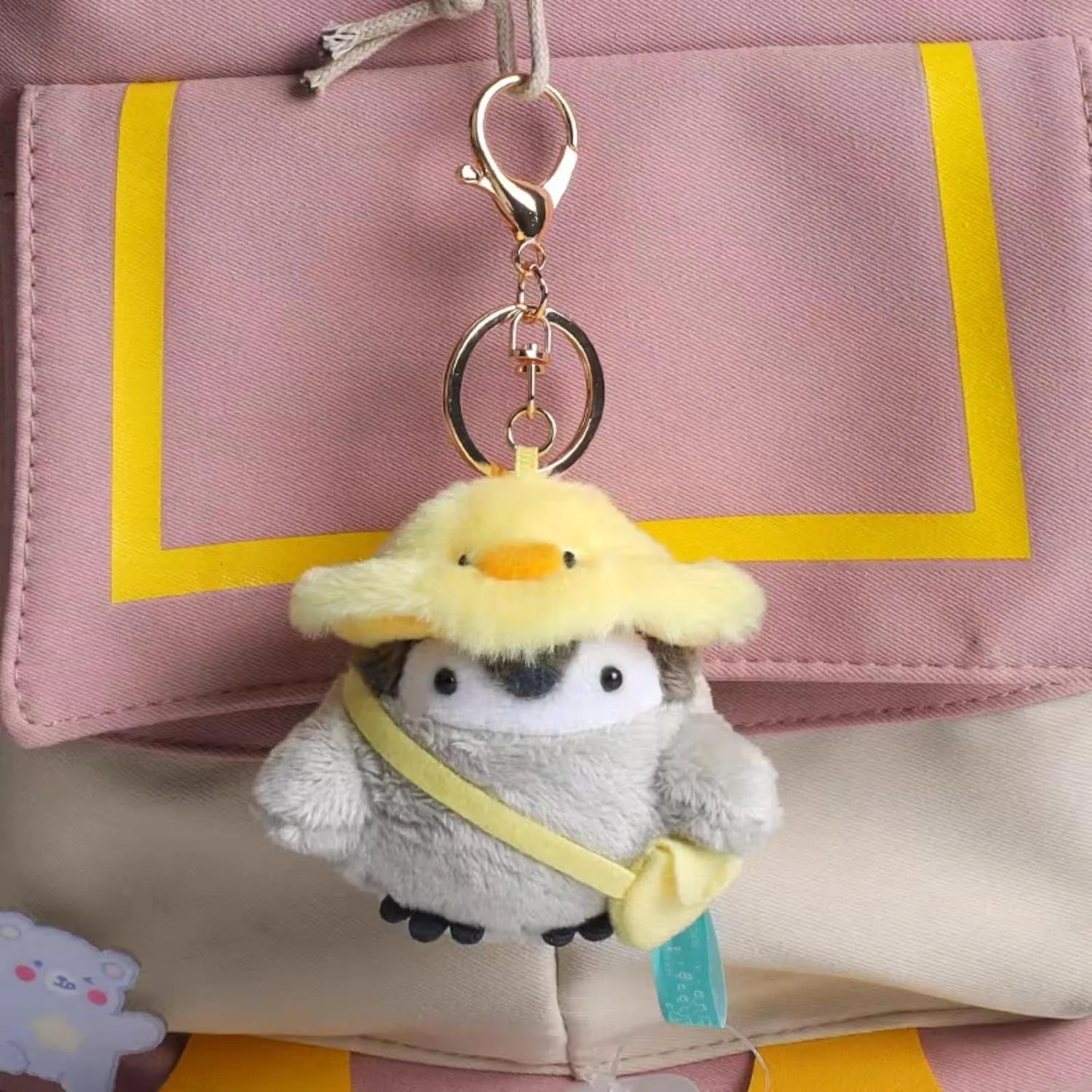 cute penguin keychain Kawaii penguin stuffed animal keychain for men,women,kids.backpack pendants