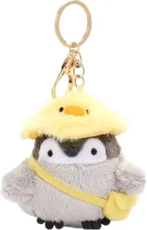 cute penguin keychain Kawaii penguin stuffed animal keychain for men,women,kids.backpack pendants